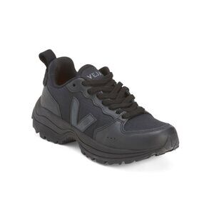 VEJA Black Made In Brazil Sneakers With Leather Accents